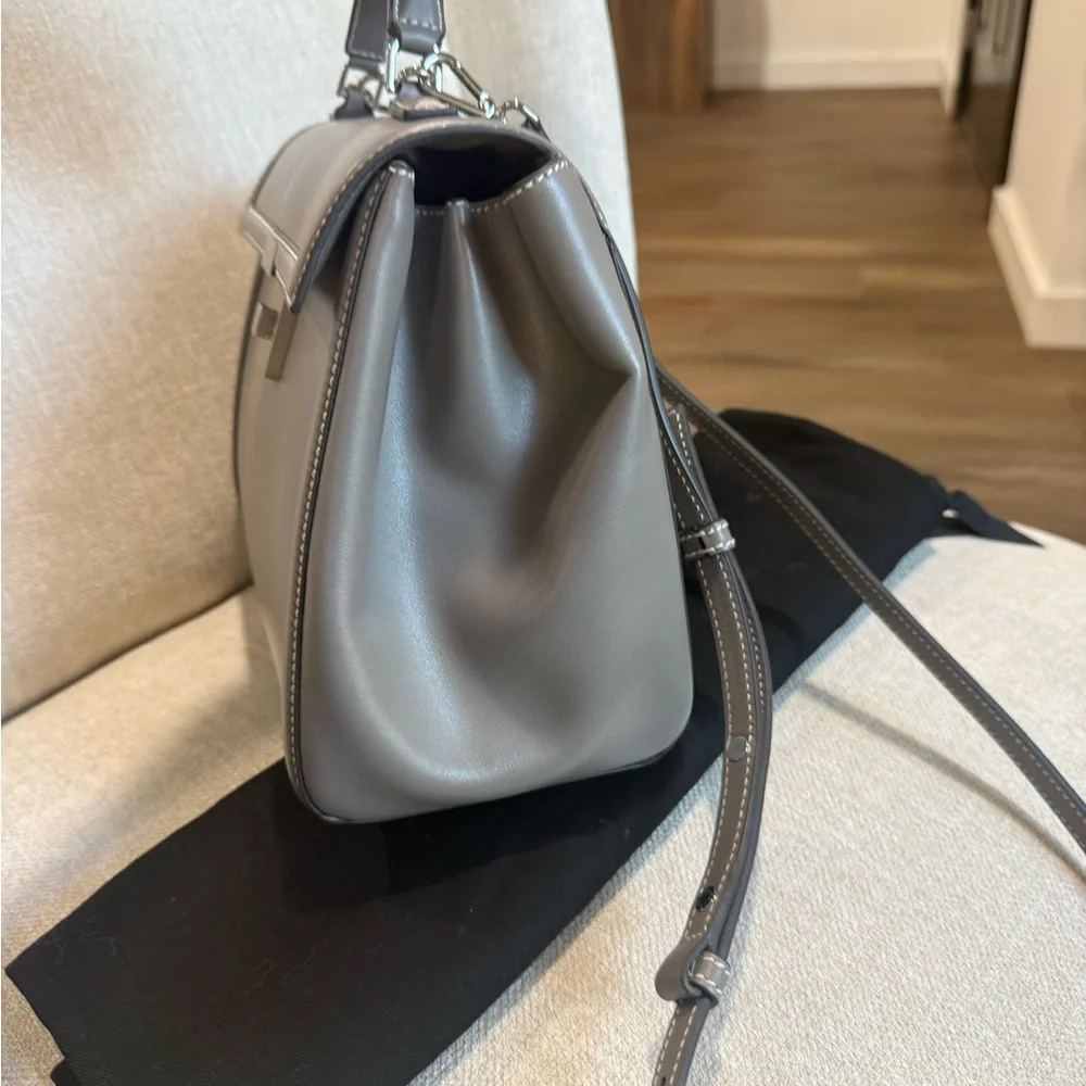 Demellier Midi Paris in Stone Grey - Picture 7 of 14